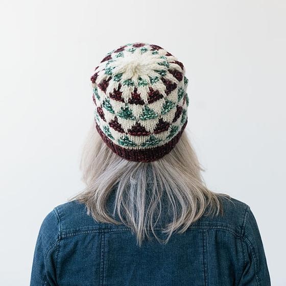 TRIANGLE Hat Knitting Kit, DIY Craft Kit With Wool and Knitting