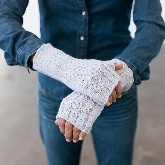 Knit Fingerless Gloves , Knitted Fingerless Mittens , Arm Warmers