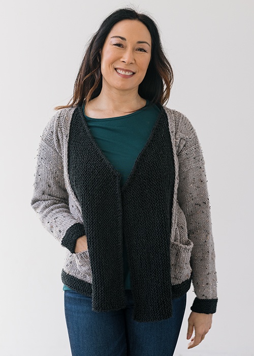 Barras Quarry Cardi - knitting pattern