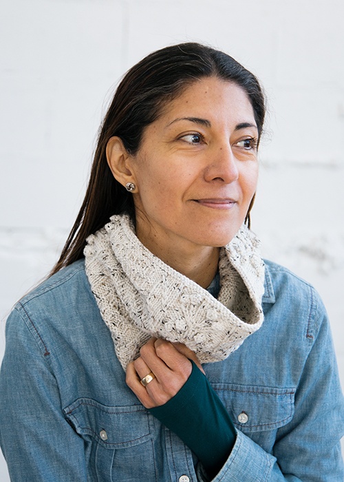 Wych Elm Cowl - knitting pattern