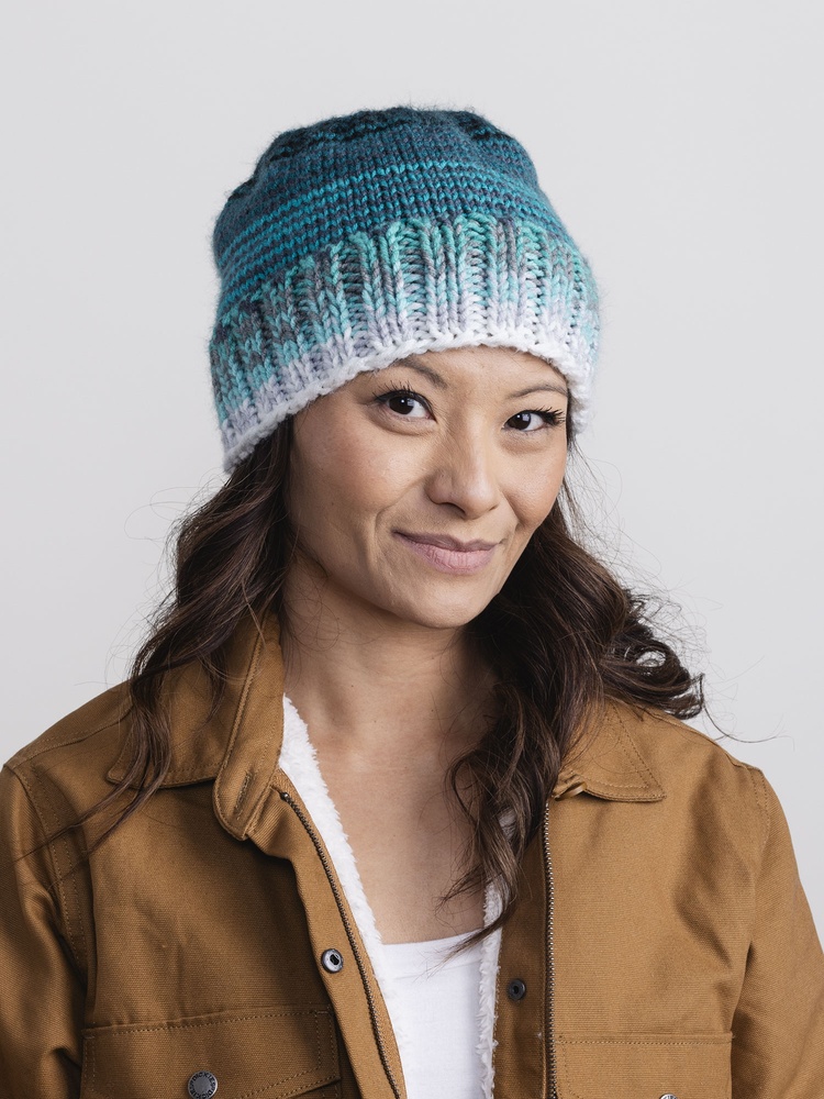 Stripes on Stripes Hat - knitting pattern