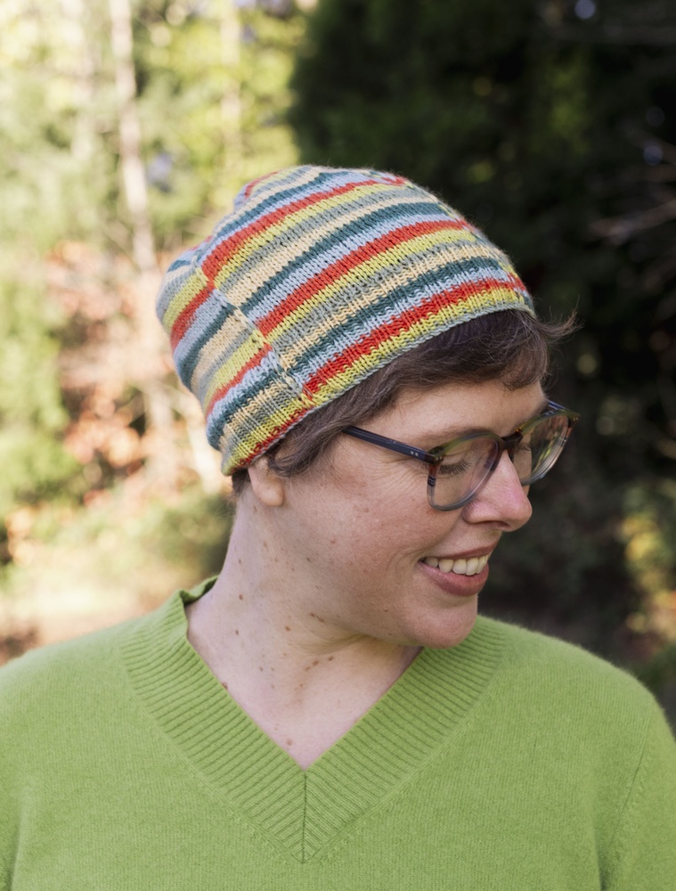 Spumoni Hat - knitting pattern