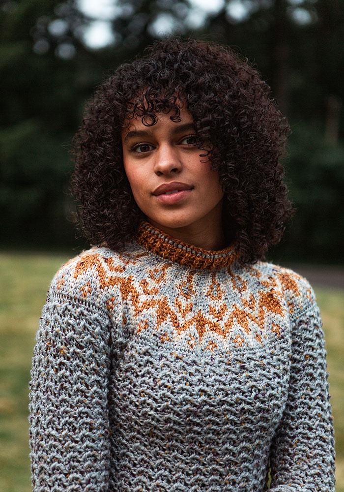 Colorwork Yoke Sweater [FREE Crochet Pattern] - TCF