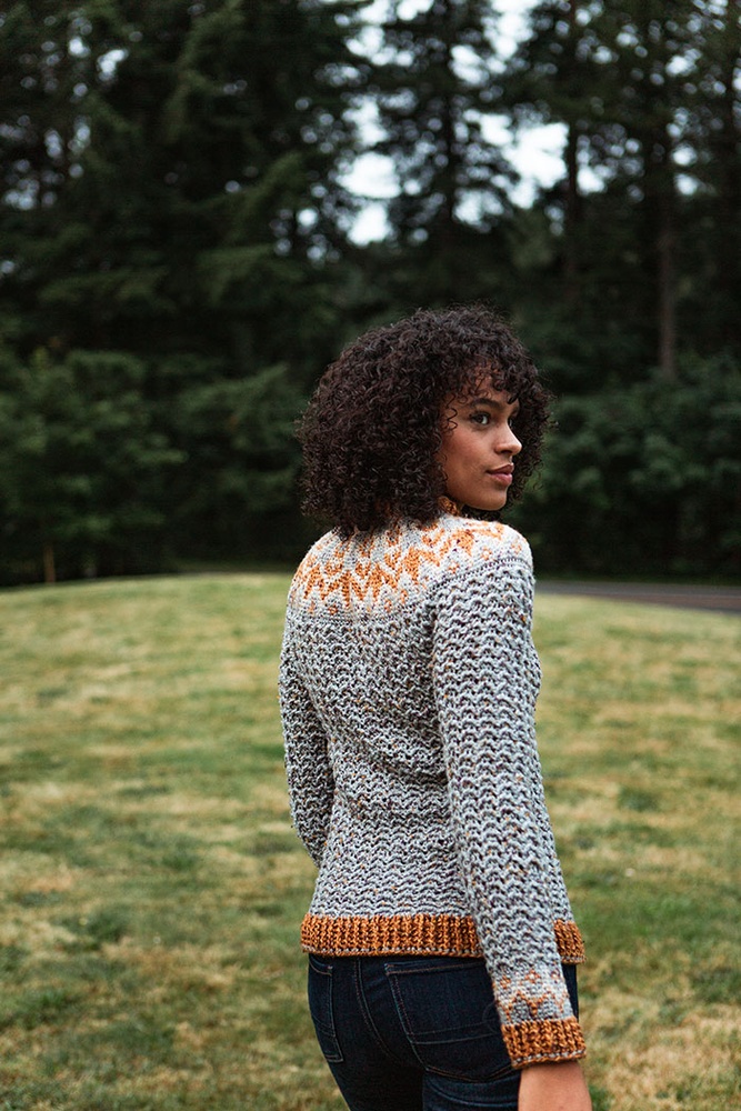 Colorwork Yoke Sweater [FREE Crochet Pattern] - TCF