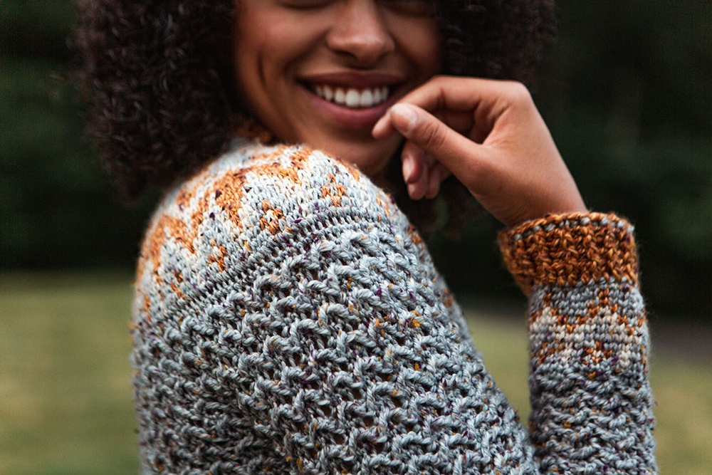 Colorwork Yoke Sweater [FREE Crochet Pattern] - TCF