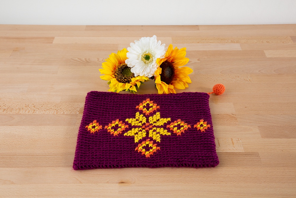 Pochette crochet shop