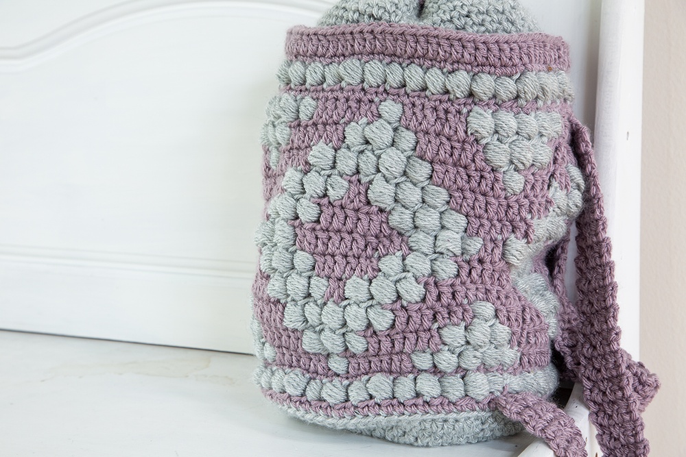 Agate Bucket Bag Crochet Pattern — Two of Wands