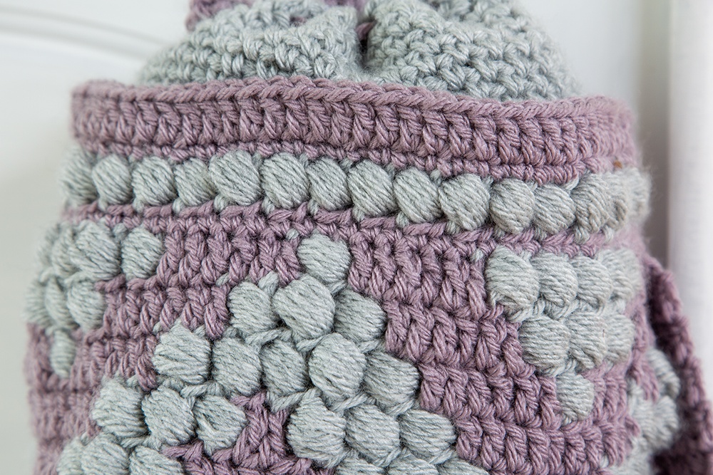 Agate Bucket Bag Crochet Pattern — Two of Wands
