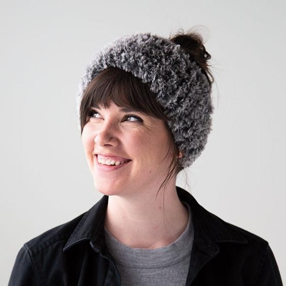 Snow Day Headband - knitting pattern