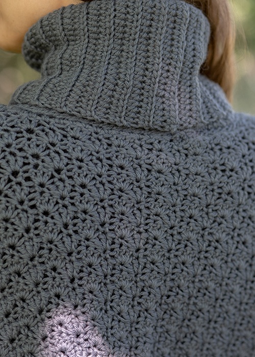 Crochet turtleneck hot sale