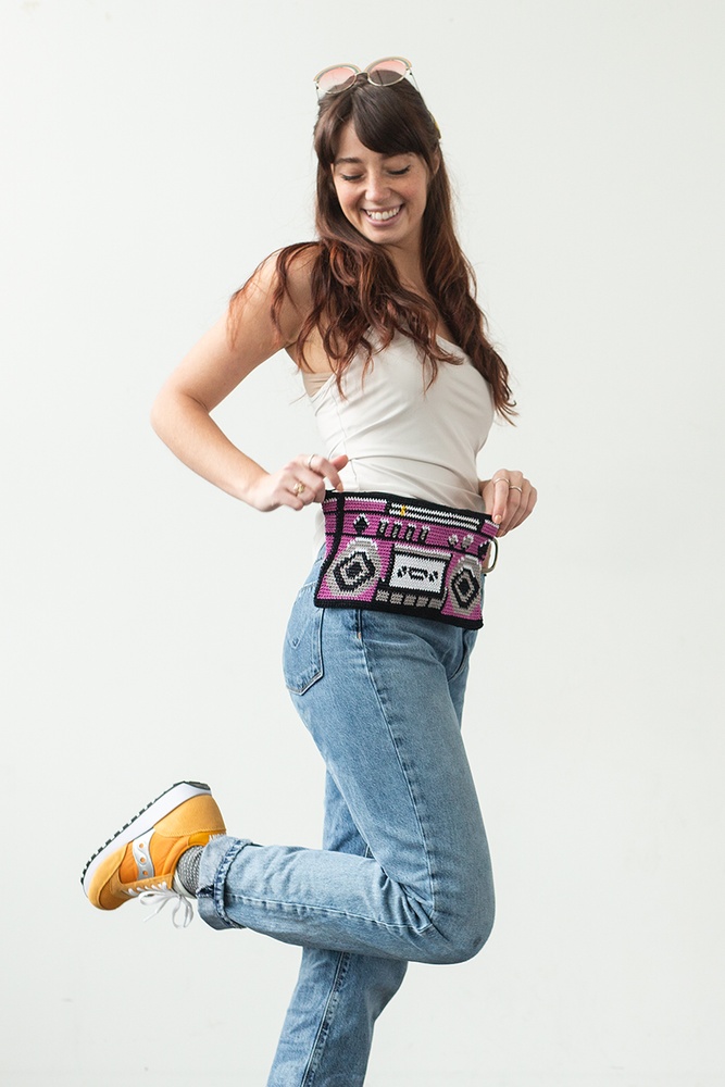 Belt bag crochet online pattern