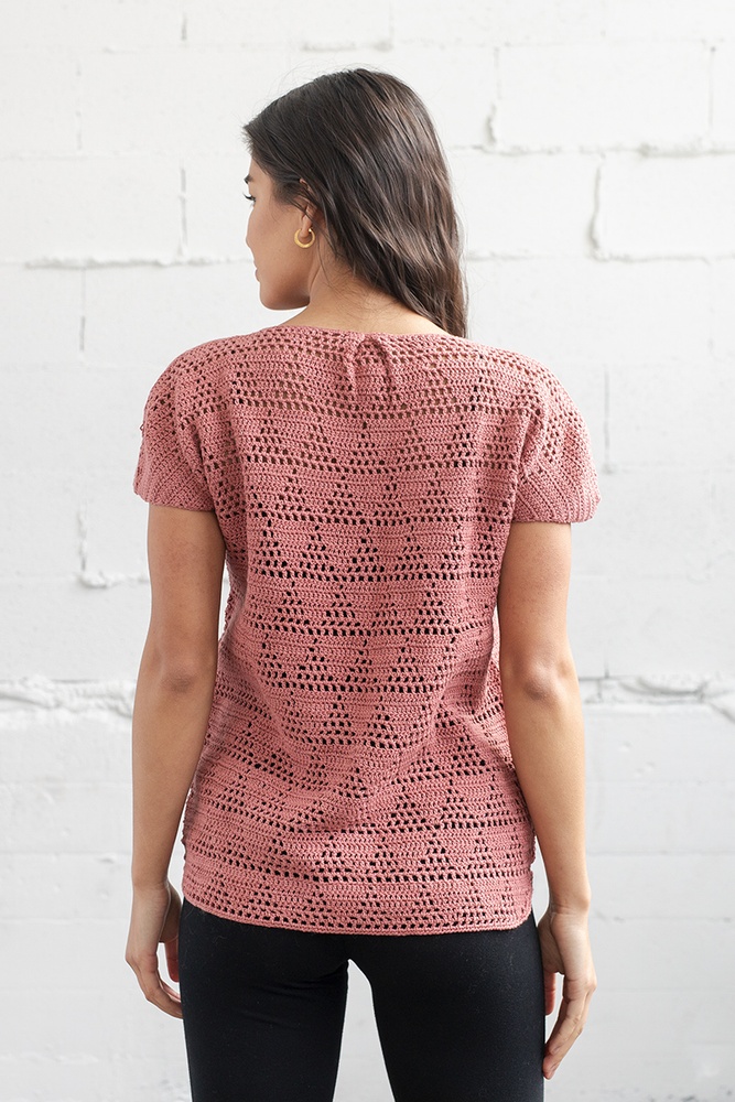 Forte Filet Tee Crochet