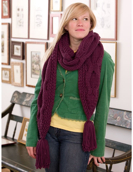 Division Street Scarf - knitting pattern