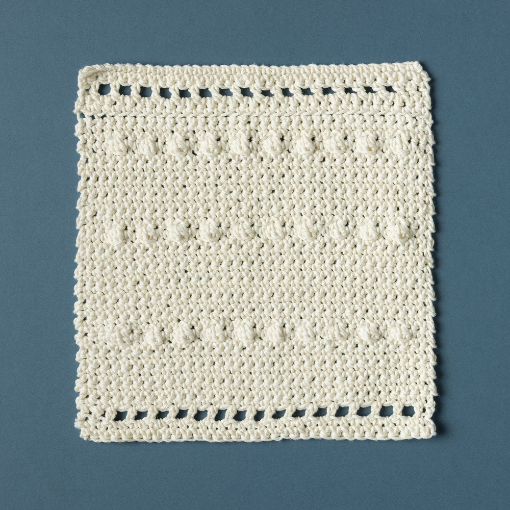 June Bride Dishcloth Free Crochet Pattern | KnitPicks.com