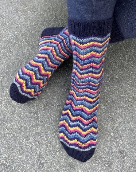 Wavecrest Socks Knitting Pattern – KnitPicks
