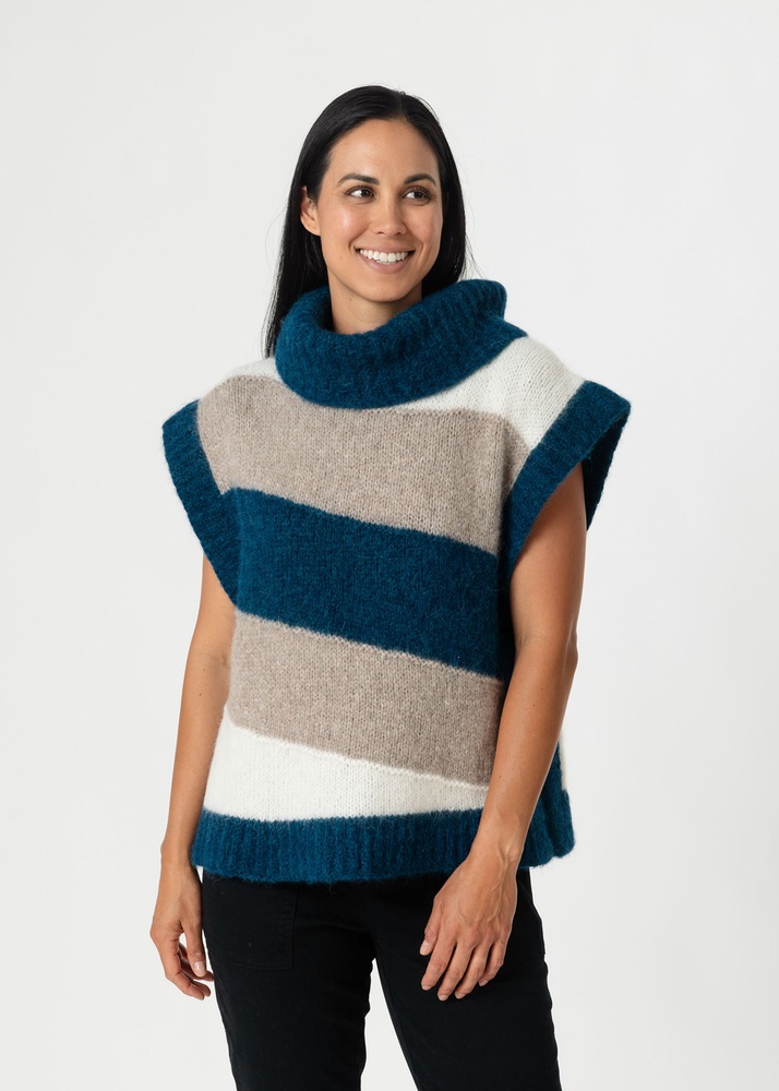 Super Simple Striping Vest | KnitPicks.com