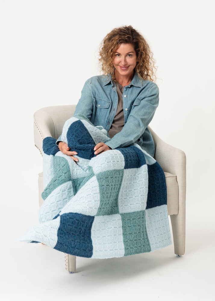 Bright Avenue Blanket | KnitPicks.com