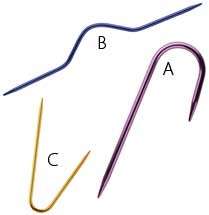 Cable Needle Styles 