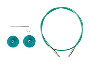 60, Green Green Cables Options Interchangeable Circular Knitting Needle Cables 