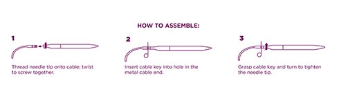 How to Assemble Knit Picks Interchangeable Needles & Use the Cable Key 