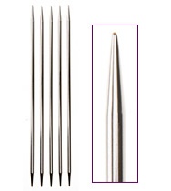 Nickel Plated 8 Double Pointed Needles - Size 7 (4.50mm)