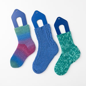 Mokoboho Acrylic Sock Blockers for Knitting and Crocheting, Set of 2, Size Medium
