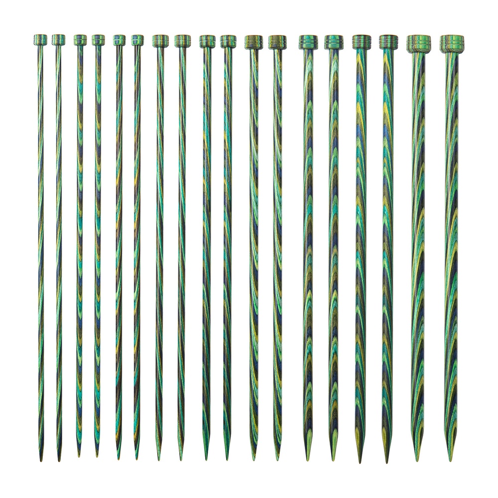 Knit Picks Try It Wood and Metal Interchangeable Knitting Needle Set - US 6  and 7 (Majestic)