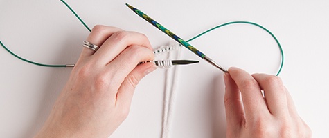 How to use interchangeable circular needles – Elizabeth Smith Knits