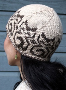 Temple Cats Hat - knitting pattern