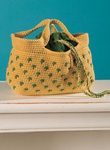Summer Citrus Crochet Bag