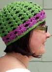 Lacy Shells Crochet Hat Pattern