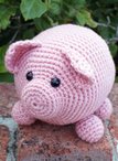 Roly Poly Piggy Crochet Amigurumi