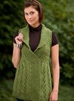Long Lace Shawl-Collared Vest Pattern