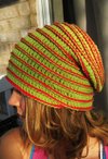 Yo-Yo Crochet Hat