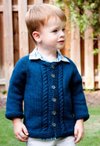 Bigger Bitty Cabled Cardigan Pattern