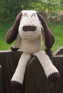 Playful Cotton Crochet Puppy