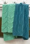 Cotlin Hand Towels with Traveling Stitch Design Pattern