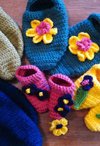 The Knitter's Crocheted Slippers