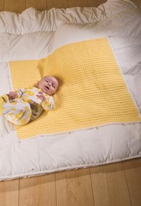 Baby Filet Just Ducky Crochet Blankie