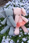Morris & Matilda Amigurumi Crochet Elephants Pattern