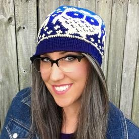All Ages Owls Up All Night Crochet Beanie
