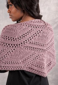 Closing Fans Crochet Shawl - knitting pattern