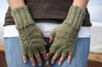 Fern Fingerless Gloves