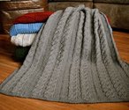 Spiral Columns Baby Blanket