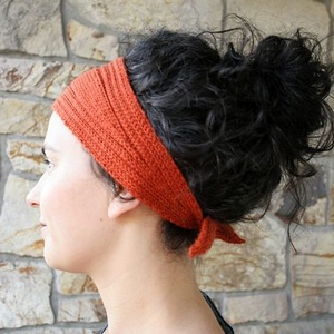 Wrap and Tie Headband - knitting pattern