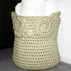 Crochet Owl Basket