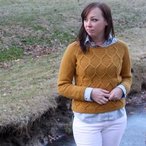 Over the Fence Cabled Pullover