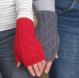 Driver's Mitts - knitting pattern