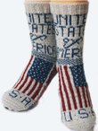 Flag Socks: USA Pattern