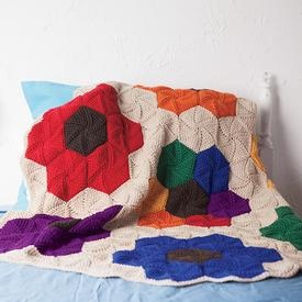 Grandmother's Tunisian Garden - knitting pattern